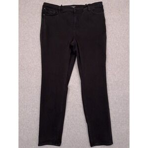 Athleta‎ Flex Ultra Skinny Jeans Women's 20X 20W Black Stretch High Rise 631647